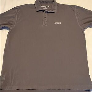 Orvis Men's Polo Shirt - Charcoal